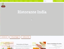 Tablet Screenshot of indiaristorante.it